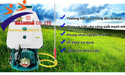 Điện máy Hải Minh cung cấp máy phun thuốc trừ sâu Oshima 767X