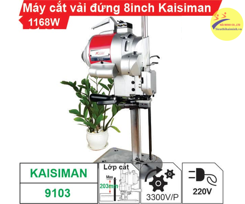 Máy cắt vải đứng Kaisiman KSM-9103 12 inch 1168w