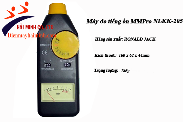 Máy đo tiếng ồn MMPro NLKK-205