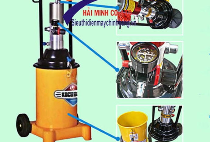Các Bước Lắp Đặt Máy Bơm Mỡ Khí Nén Đúng Chuẩn