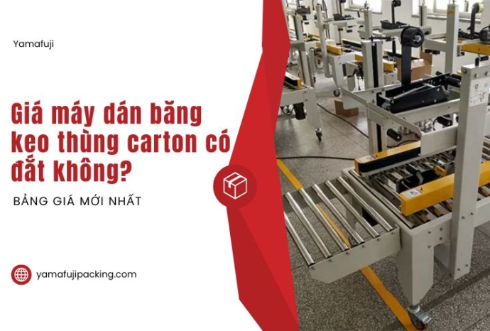 Giá máy dán băng keo thùng carton có đắt không?