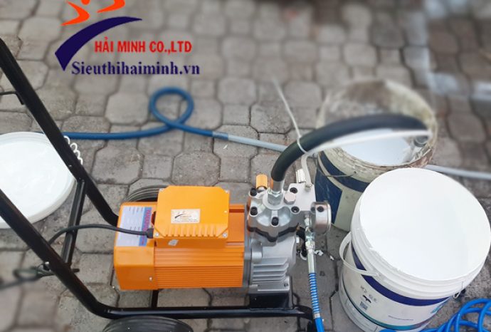 Bàn giao máy phun sơn Yamafuji HM-1200 tại Hải Minh