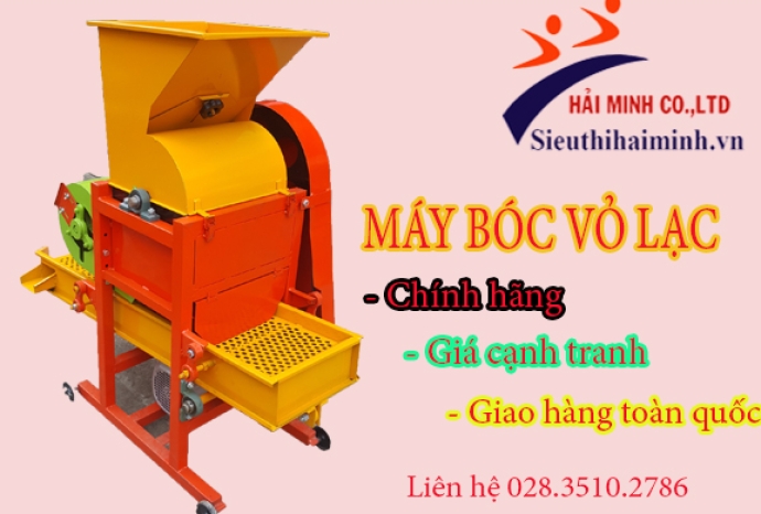 Khuyến mãi cực lớn khi mua máy bóc vỏ lạc tại siêu thị Hải Minh
