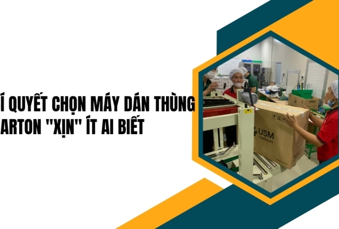 Bí quyết chọn máy dán thùng carton 