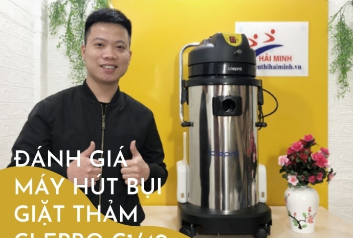 Đánh giá máy hút bụi giặt thảm CLEPRO C1/40