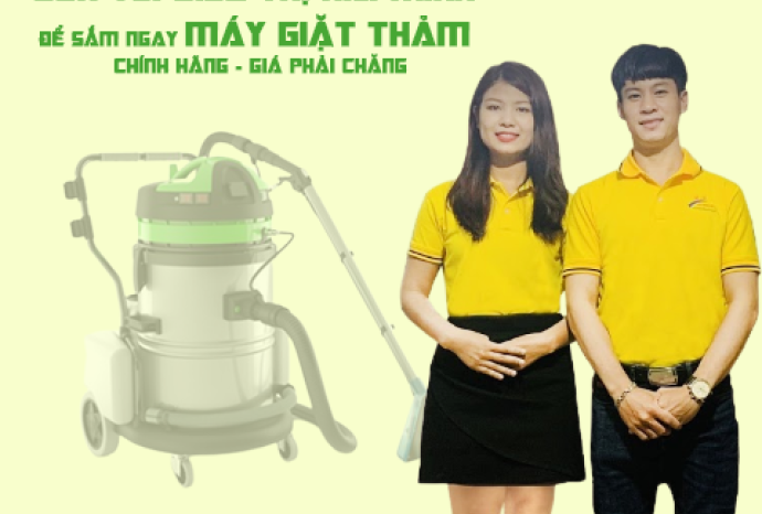 Nên mua máy giặt thảm phun hút chính hãng ở đâu tại Hà Nội?