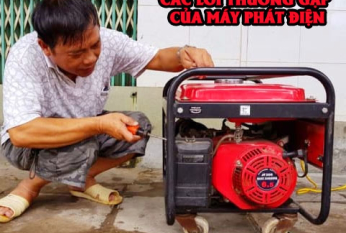 Bật bí các lỗi thường gặp khi sử dụng máy phát điện một thời gian