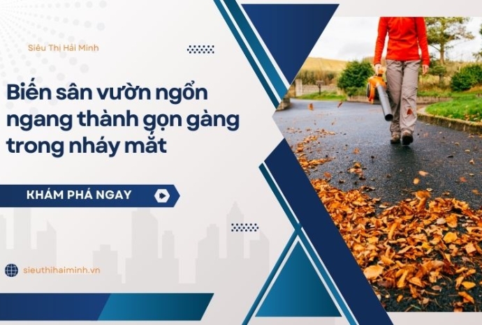 Biến sân vườn ngổn ngang thành gọn gàng trong nháy mắt