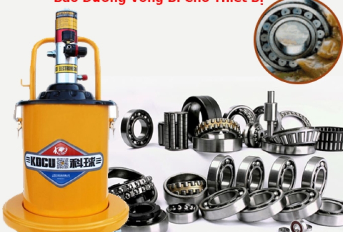 Dùng Máy Bơm Mỡ Giá Rẻ Để Bảo Dưỡng Vòng Bi Cho Thiết Bị