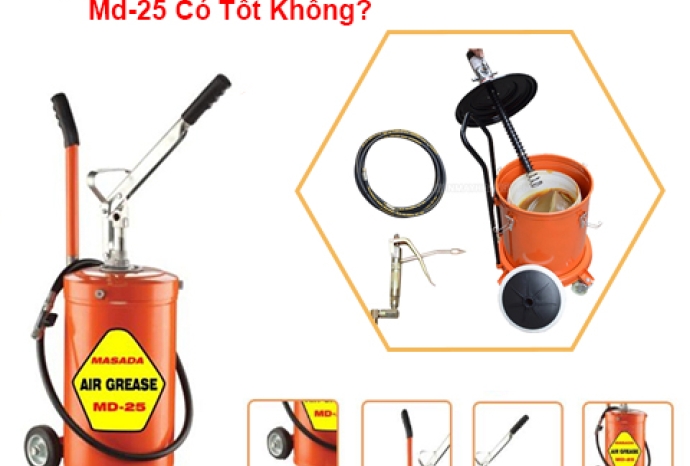 Máy Bơm Mỡ Dùng Tay Masada Md-25 Có Tốt Không?