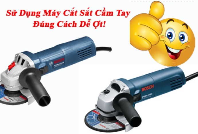 Sử Dụng Máy Cắt Sắt Cầm Tay Đúng Cách Dễ Ợt!