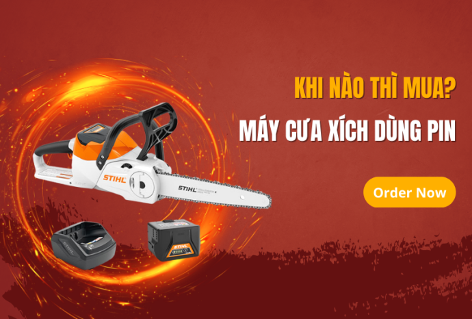 Khi Nào Thì Mua Máy Cưa Xích Dùng Pin?