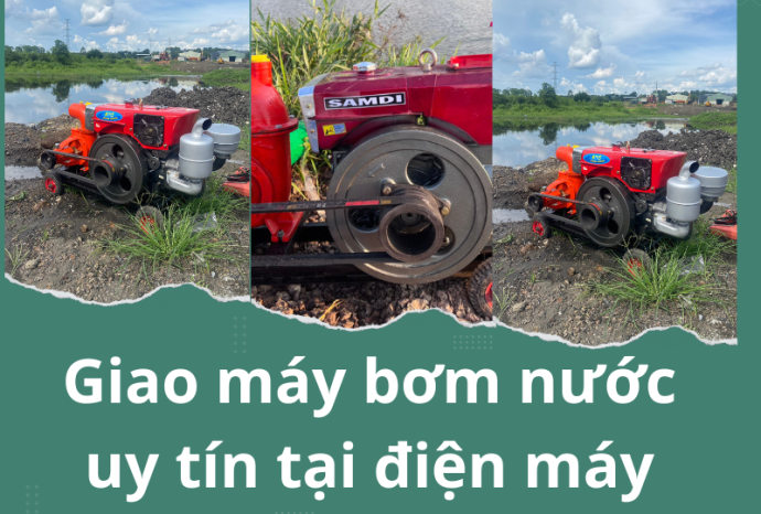 Điện máy Hải Minh giao máy Bơm nước chất lượng!