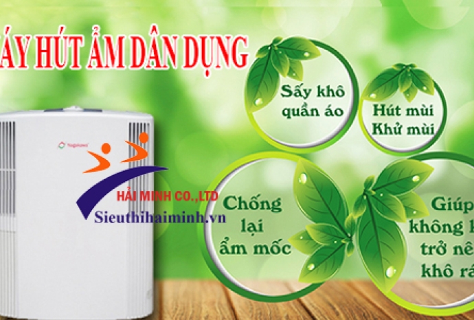 Máy Hút Ẩm Dân Dụng Sử Lý Ẩm Hoàn Hảo Cho Gia Đình