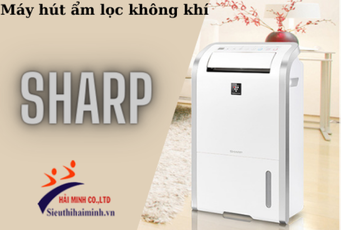 Máy hút ẩm lọc không khí Sharp nước nào?