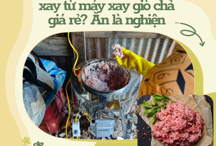 3 cách “biến hình” thịt xay từ máy xay giò chả giá rẻ? Ăn là nghiện