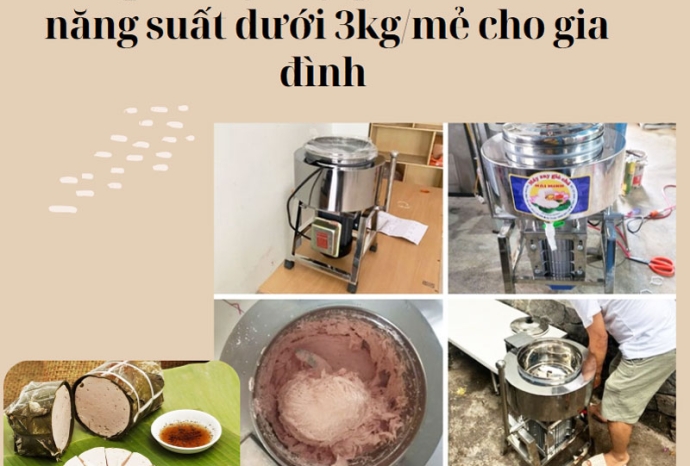 Top 4 máy xay giò chả mini năng suất dưới 3kg/mẻ cho gia đình