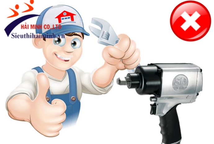 4 lỗi cơ bản và cách khắc phục khi sử dụng súng vặn bu lông