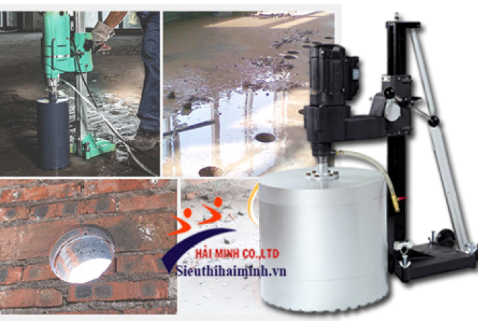 Máy khoan rút lõi tường gạch là gì? Cách sử dụng thế nào?
