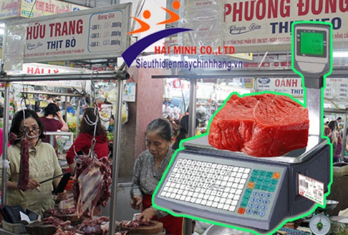 Sự khác biệt khi sử dụng cân điện tử in tem trong chợ