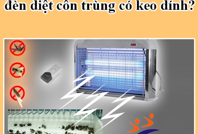 Có nên chọn mua loại đèn diệt côn trùng có keo dính?
