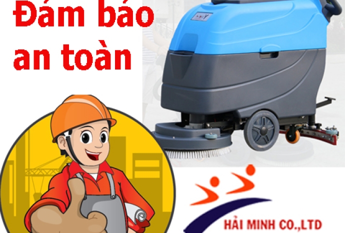Đảm bảo an toàn khi sử dụng máy chà sàn liên hợp