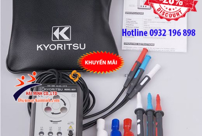 “Mẹo vàng” chọn mua đồng hồ đo thứ tự pha Kyoritsu 8031 chất lượng