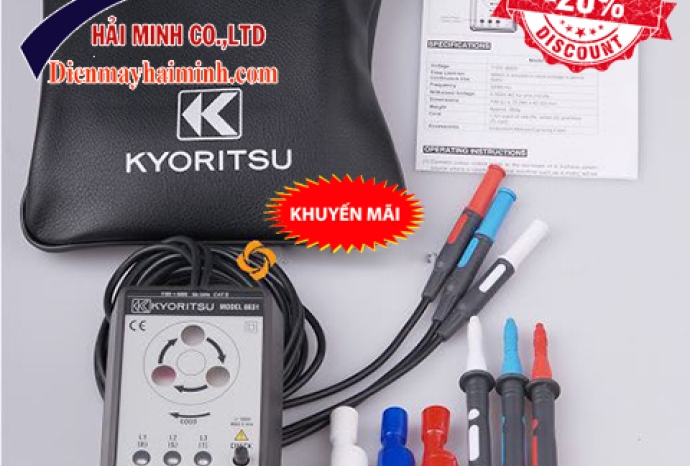 Đồng hồ đo thứ tự pha kyoritsu 8031 - Thiết bị kiểm tra thứ tự pha đáng mua năm 2018!