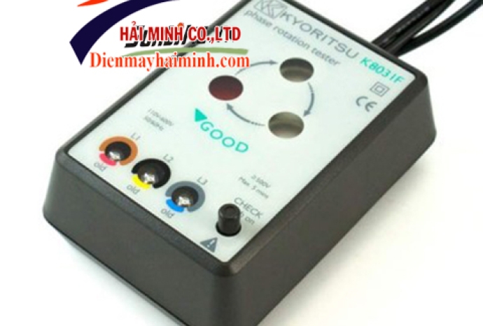 Bền bỉ, chống mài mòn tốt với máy đo thứ tự pha giá rẻ Kyoritsu 8031F