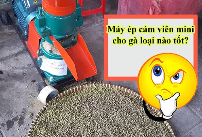 Máy ép cám viên mini cho gà loại nào tốt?
