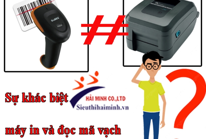 Máy in mã vạch khác gì so với máy đọc mã vạch?