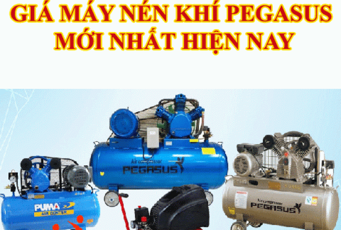 HOT! giá máy nén khí Pegasus mới nhất hiện nay