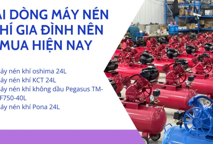 Mách bạn máy nén khí gia đình nên mua