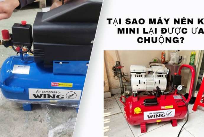 Tại sao máy nén khí mini lại được ưa chuộng?
