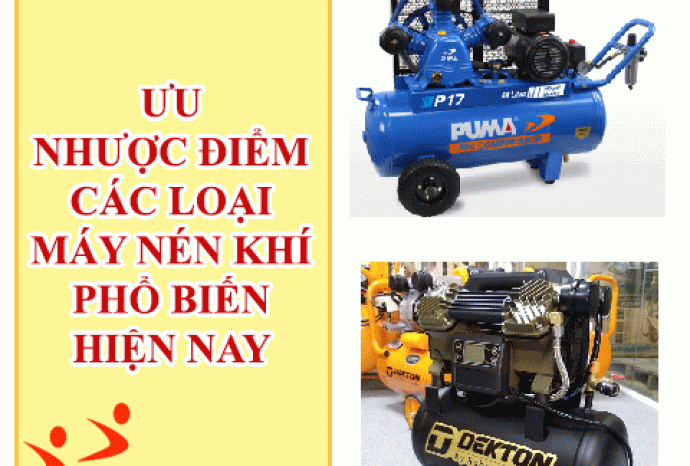 Ưu nhược điểm các loại máy nén khí phổ biến hiện nay