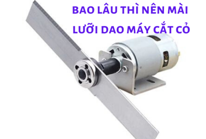 Bao lâu thì nên mài lưỡi dao máy cắt cỏ Honda