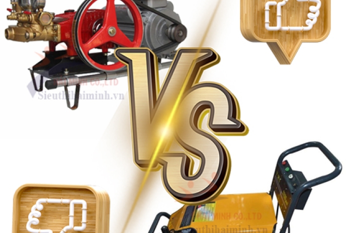 [2020] mua máy rửa xe đầu liền và đầu rời có lợi hơn?