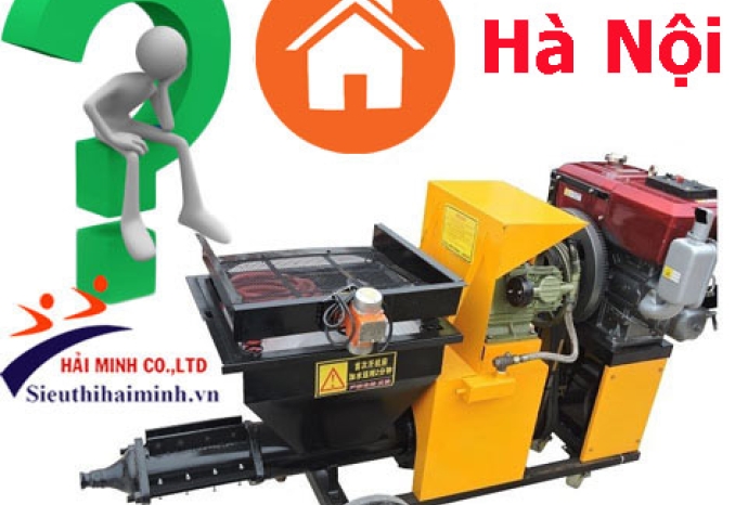 Địa chỉ bán máy bơm vữa giá rẻ ở Hà Nội