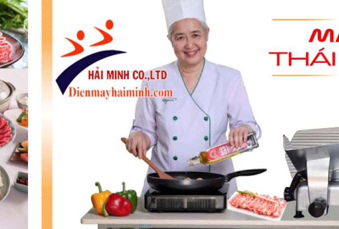 [Infographic] Đặc điểm, tính năng của 3 loại máy thái thịt chín, tươi sống và đông lạnh
