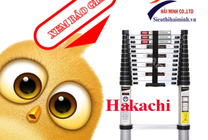Báo giá tháng nhôm rút gọn đơn hãng Hakachi mới nhất 2019