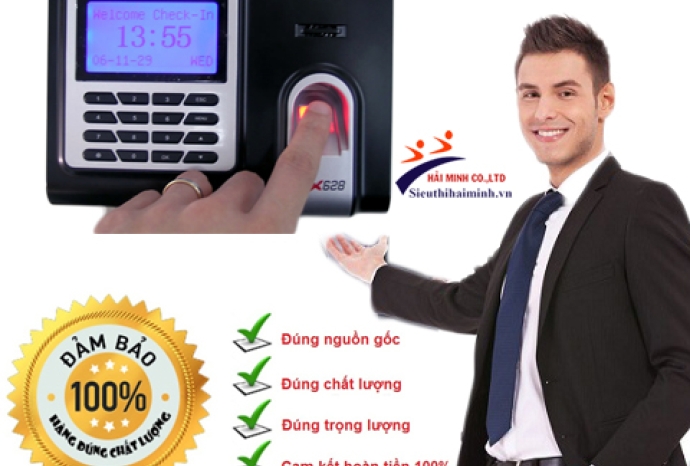 Hướng dẫn phân biệt máy chấm công chính hãng