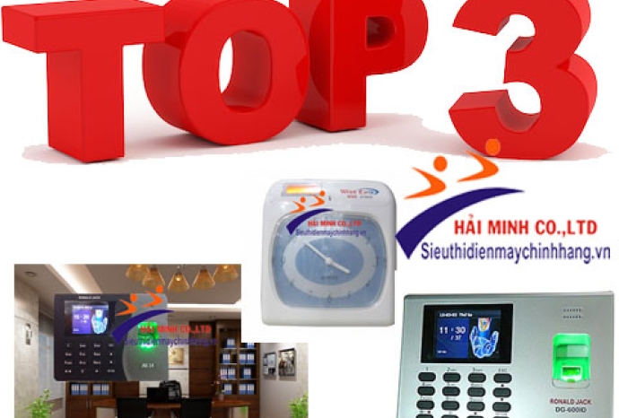 Top 3 máy chấm công giá rẻ bán chạy nhất tại siêu thị Hải Minh