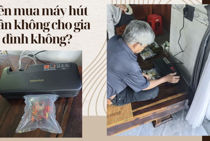 Nên mua máy hút chân không cho gia đình không?