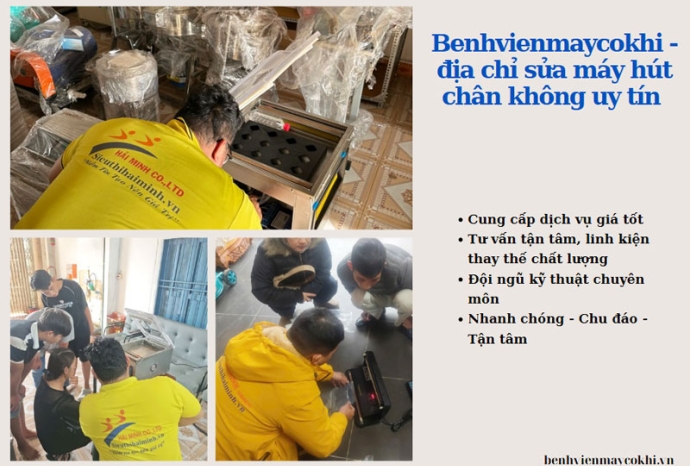 Sửa chữa máy hút chân không ở đâu Hải Phòng?