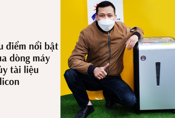 Ưu điểm nổi bật của dòng máy hủy tài liệu Silicon