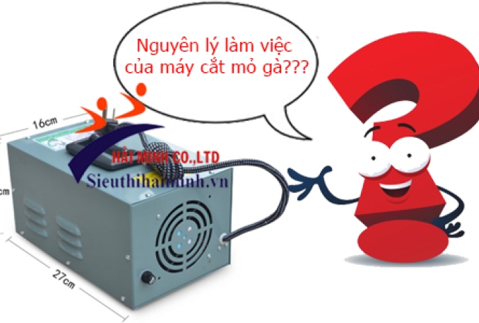 Máy Cắt Mỏ Gà Nguyên Lý Làm Việc Đơn Giản