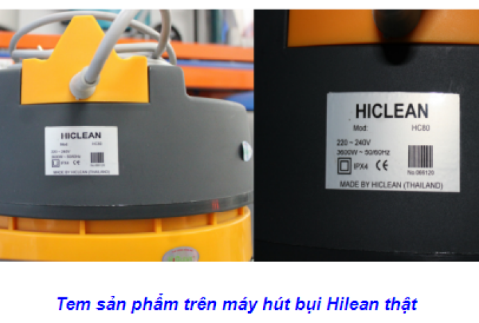 Hướng dẫn phân biệt máy hút bụi hiclean thật và máy hút bụi hiclean giả