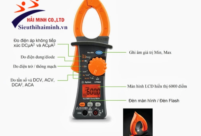 Cấu tạo của ampe kìm - bạn đã biết ?
