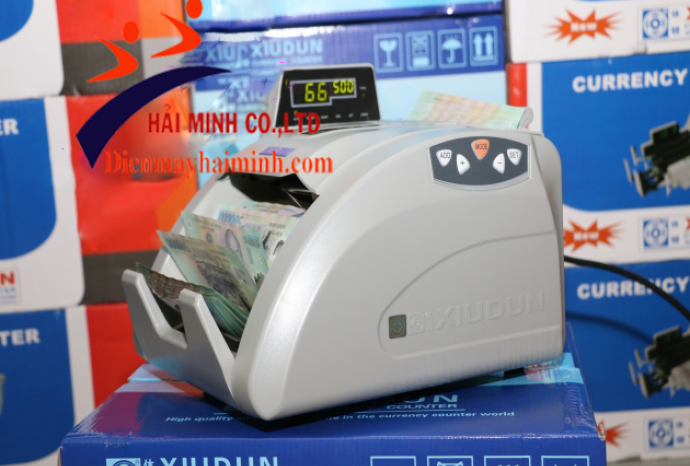 Vì sao nên chọn mua máy đếm tiền Xiudun 2850V tại siêu thị Hải Minh?