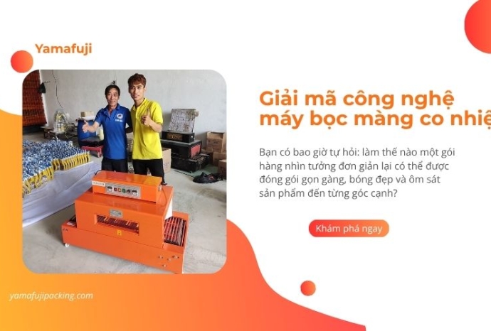 Giải mã công nghệ máy bọc màng co nhiệt – Từ A đến Z